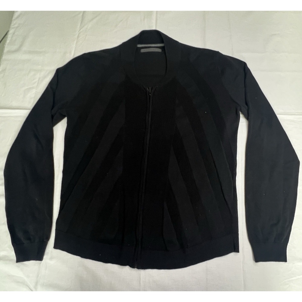 Sean John Track Jacket Mens XL Black Full Zip